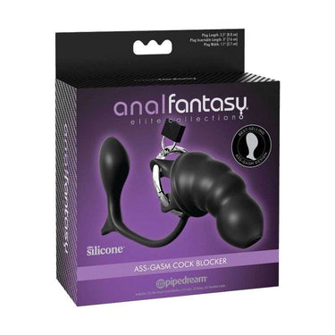 Gabbia di Castità Silicone con Plug e Lucchetto per Bondage